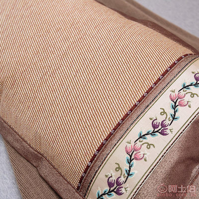 柔依廠家直銷 新款加厚冰絲涼席枕套，夏季清倉(cāng)批發(fā)優(yōu)選